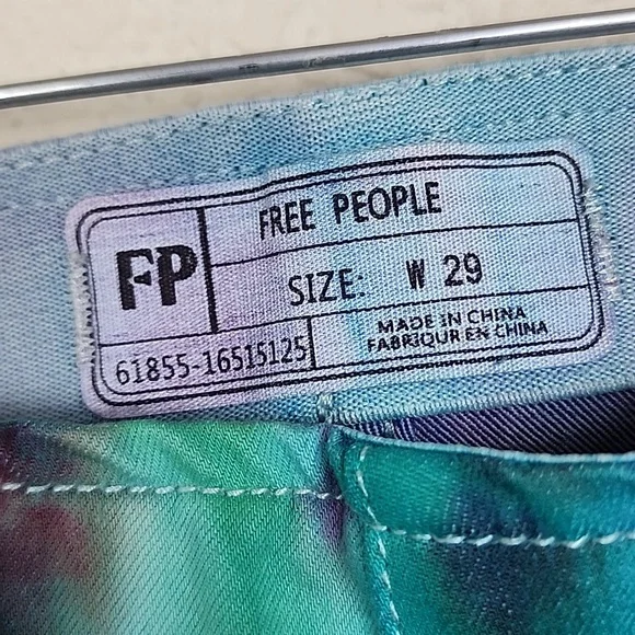 Free People Tie Dye Flares - Picture 3 of 4